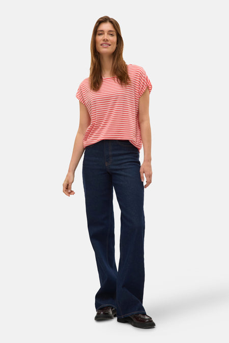 T-shirt (korte mouwen) Oranje - VERO MODA®
