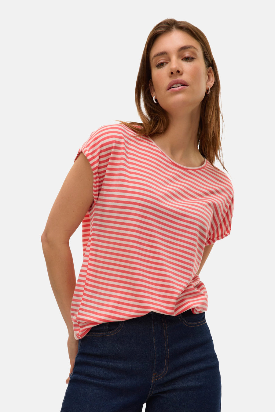 T-shirt (korte mouwen) Oranje - VERO MODA®