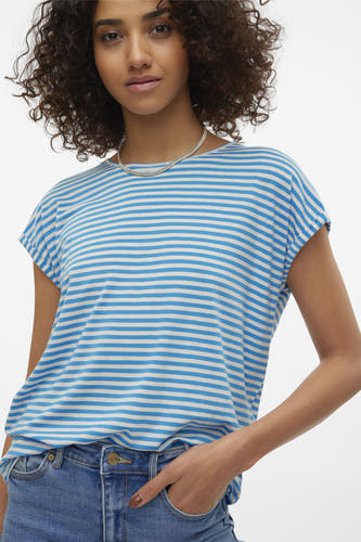 T-shirt (korte mouwen) Blauw - VERO MODA®