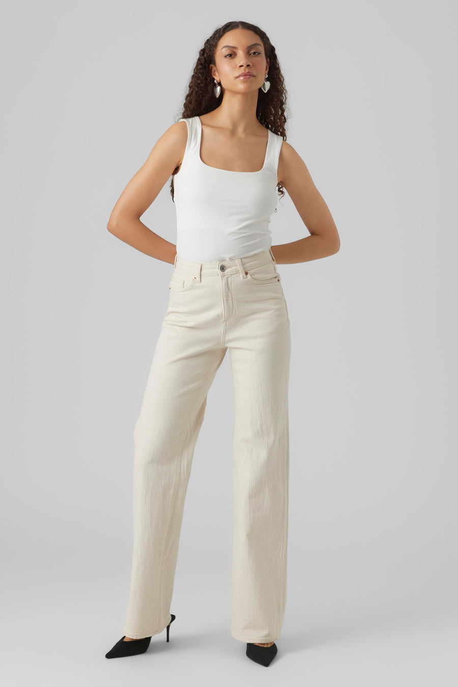 Jeans wide Off white denim - VERO MODA®