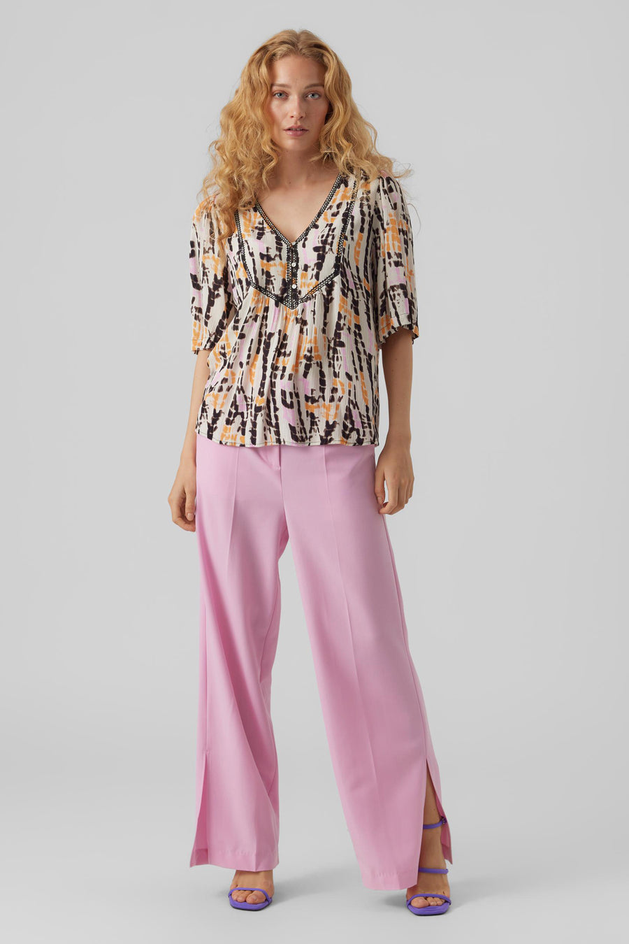 Blouse (korte mouwen) Multicolor - VERO MODA®