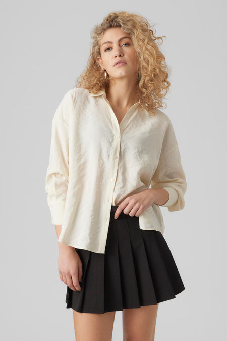 Hemd (lange mouwen) Wit - VERO MODA®