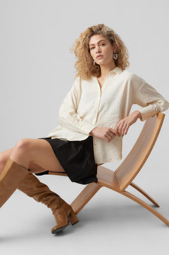 Hemd (lange mouwen) Wit - VERO MODA®