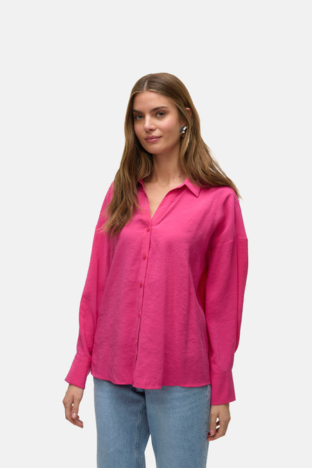 Hemd (lange mouwen) Roze - VERO MODA®