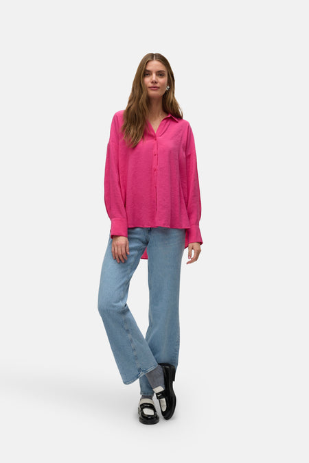 Hemd (lange mouwen) Roze - VERO MODA®