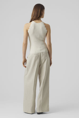 Trui met ronde hals Ecru - VERO MODA®