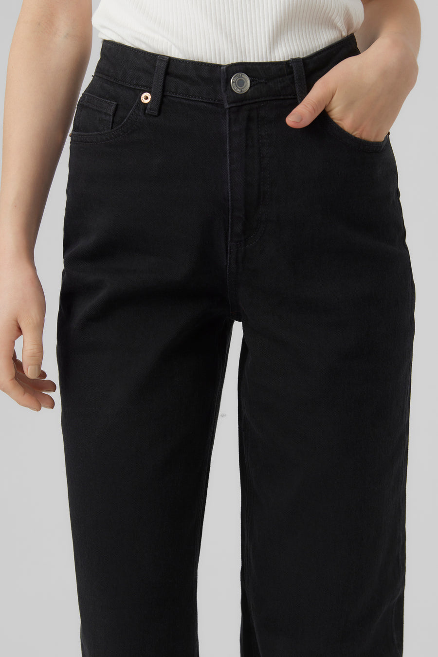 Jeans wide Black denim - VERO MODA®