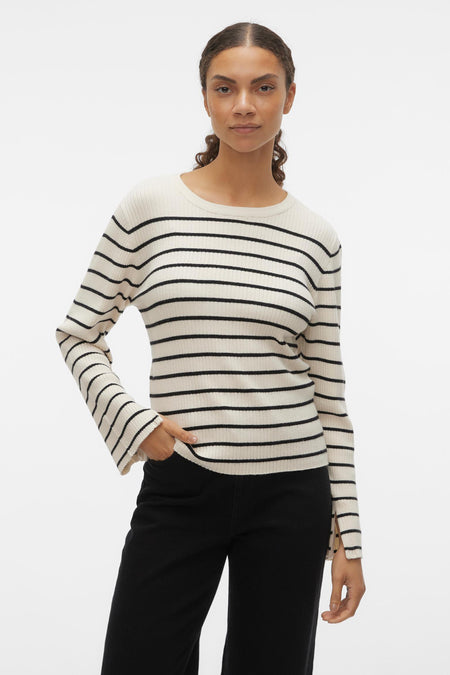 Trui met ronde hals Beige - VERO MODA®