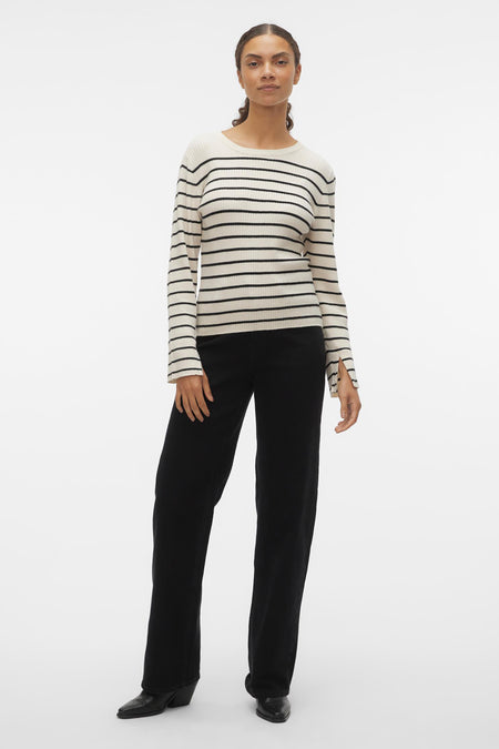 Trui met ronde hals Beige - VERO MODA®