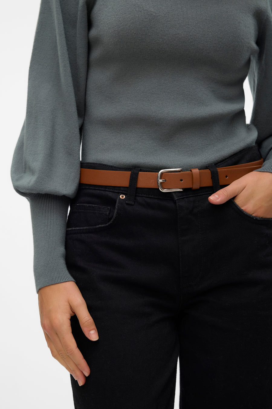 Trui met rolkraag Groen - VERO MODA®