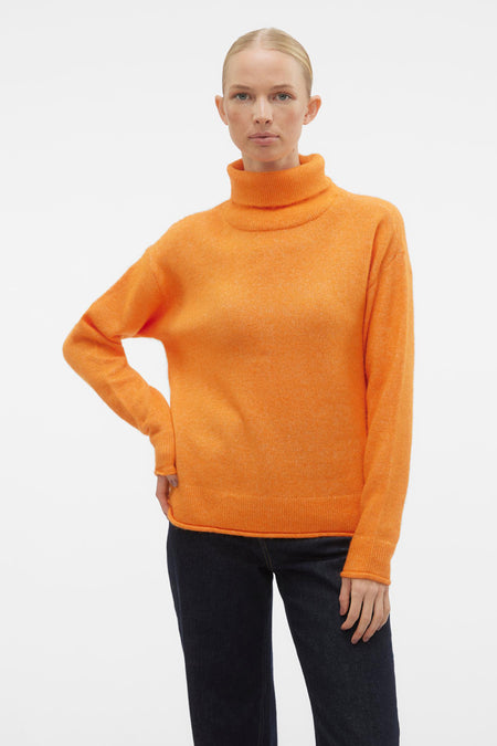 Trui met rolkraag Bruin - VERO MODA®