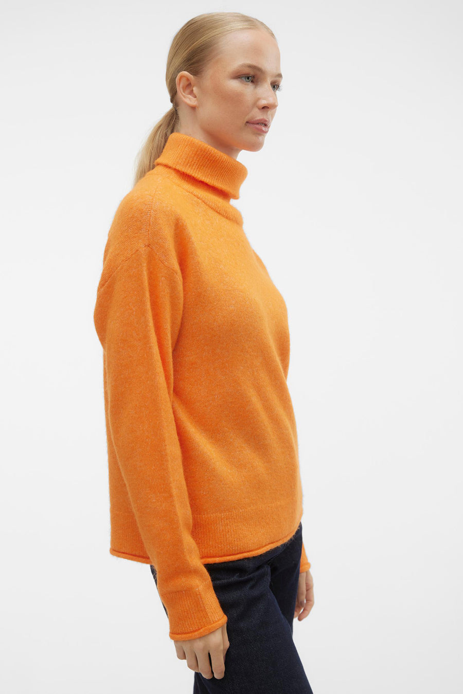 Trui met rolkraag Bruin - VERO MODA®