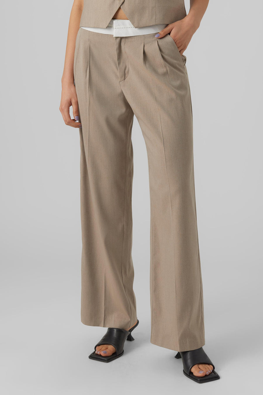 Kostuumbroeken Bruin - VERO MODA®