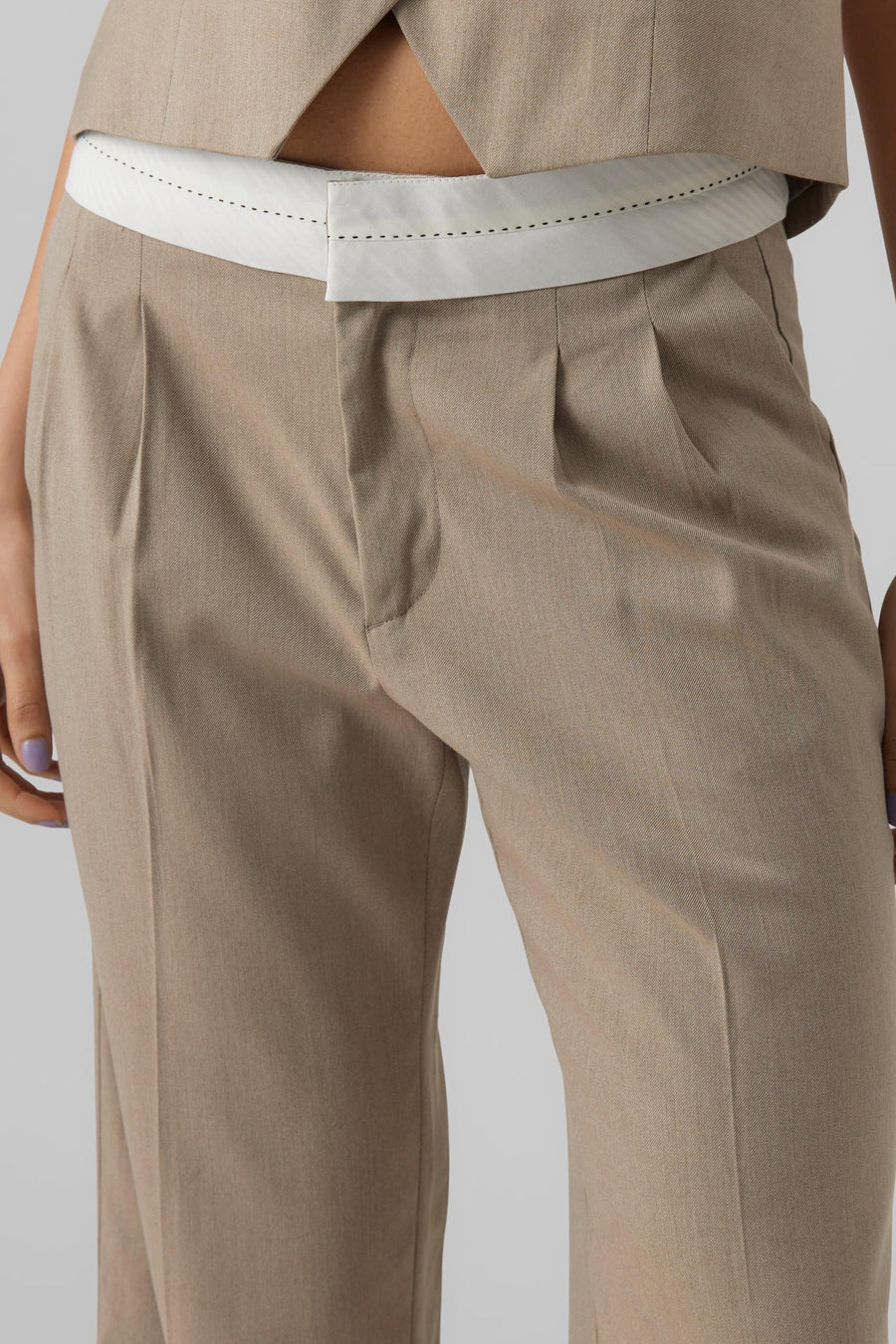Kostuumbroeken Bruin - VERO MODA®