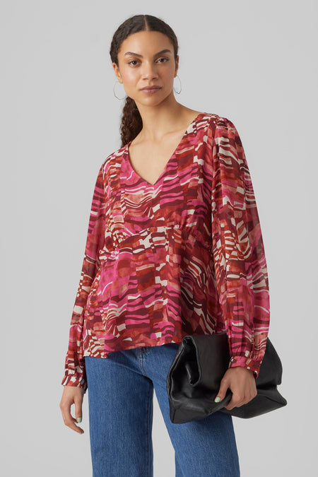 Blouse (lange mouwen) Roze - VERO MODA®