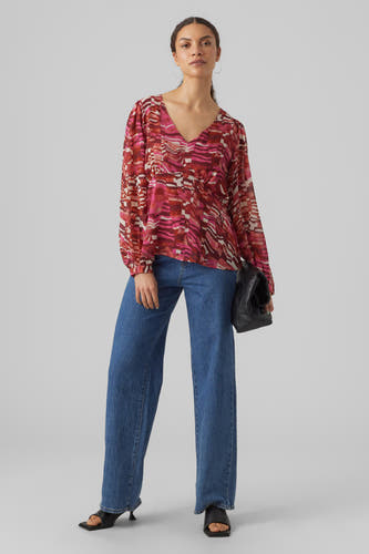 Blouse (lange mouwen) Roze - VERO MODA®