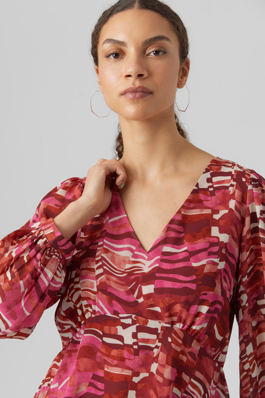 Blouse (lange mouwen) Roze - VERO MODA®