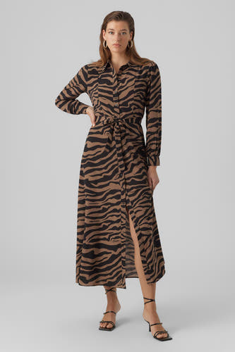 Kleedjes (lange mouwen) Bruin - VERO MODA®