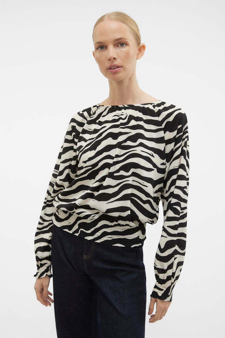 Blouse (lange mouwen) Beige - VERO MODA®