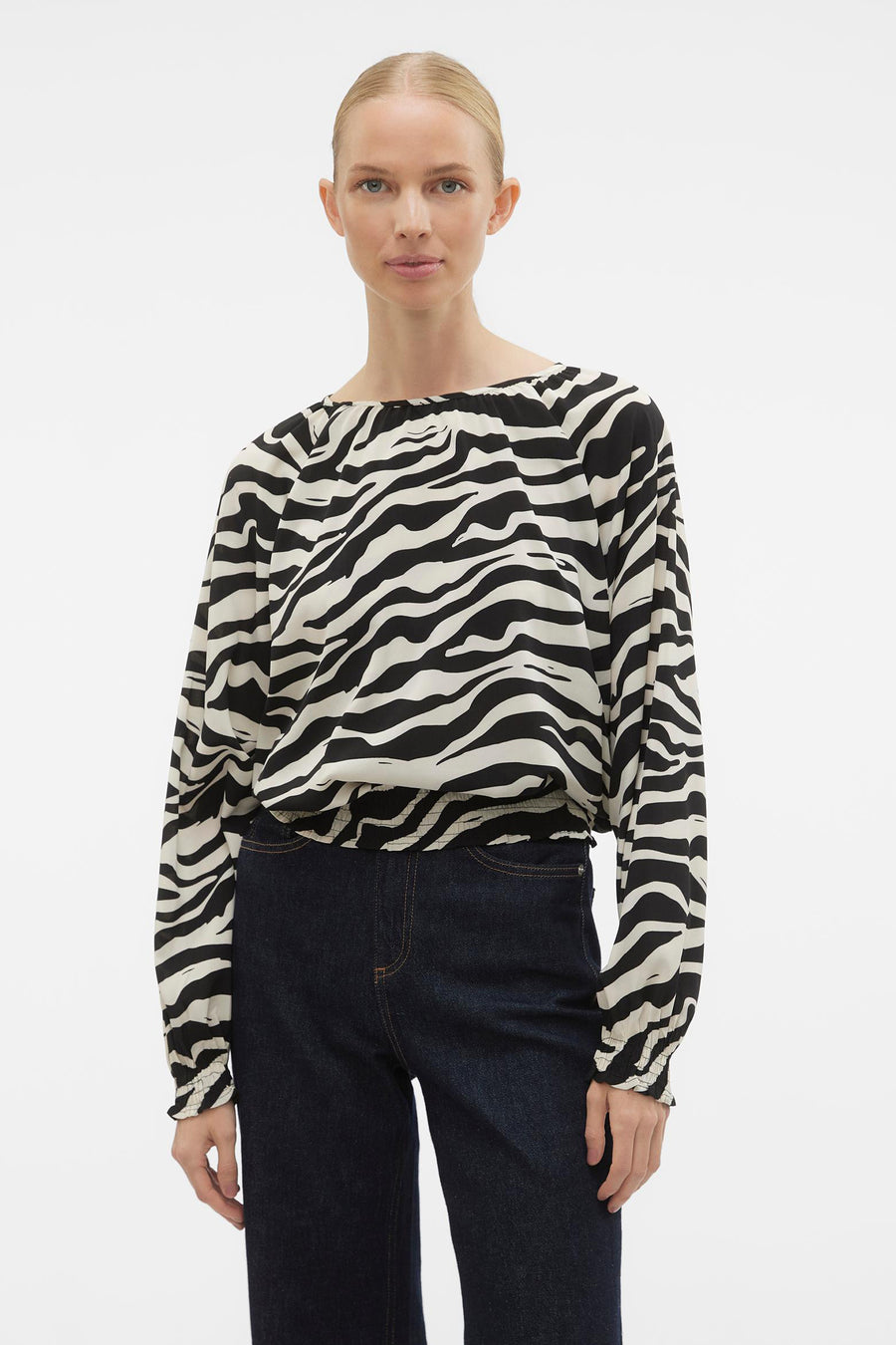 Blouse (lange mouwen) Beige - VERO MODA®