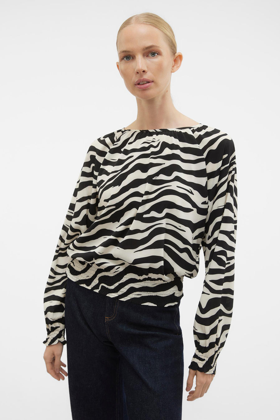 Blouse (lange mouwen) Beige - VERO MODA®