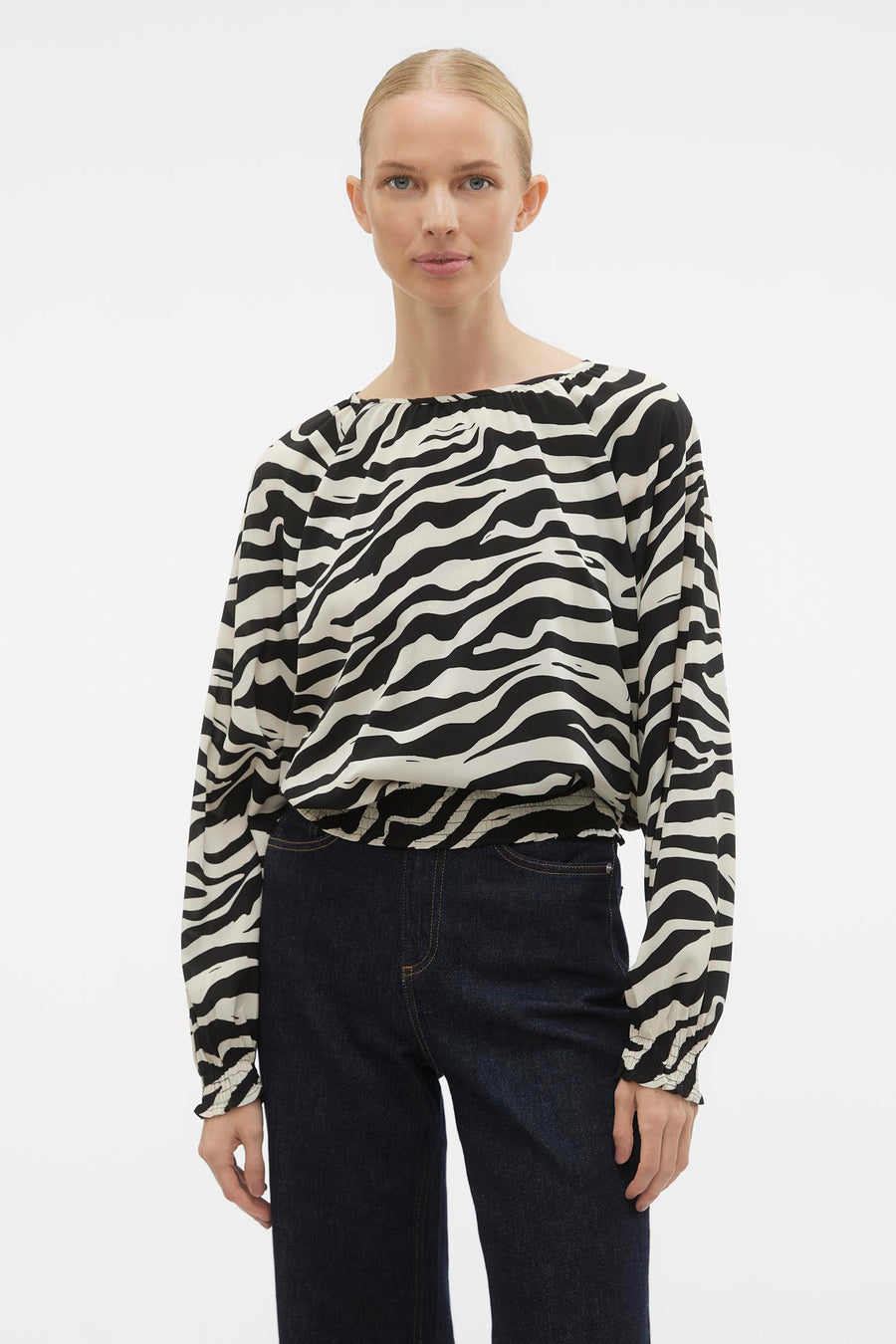 Blouse (lange mouwen) Beige - VERO MODA®