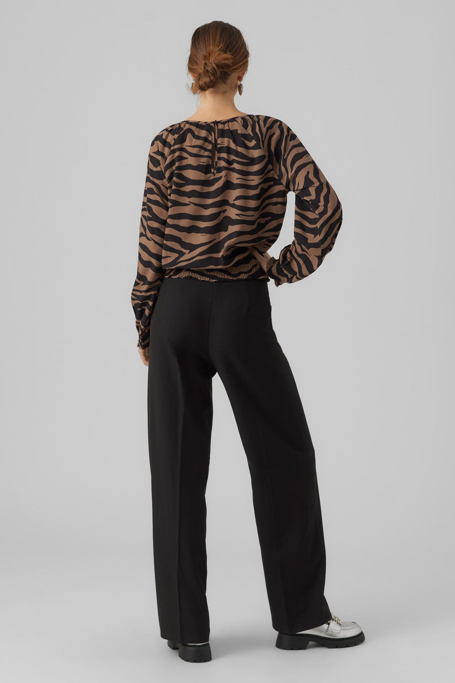 Blouse (lange mouwen) Bruin - VERO MODA®