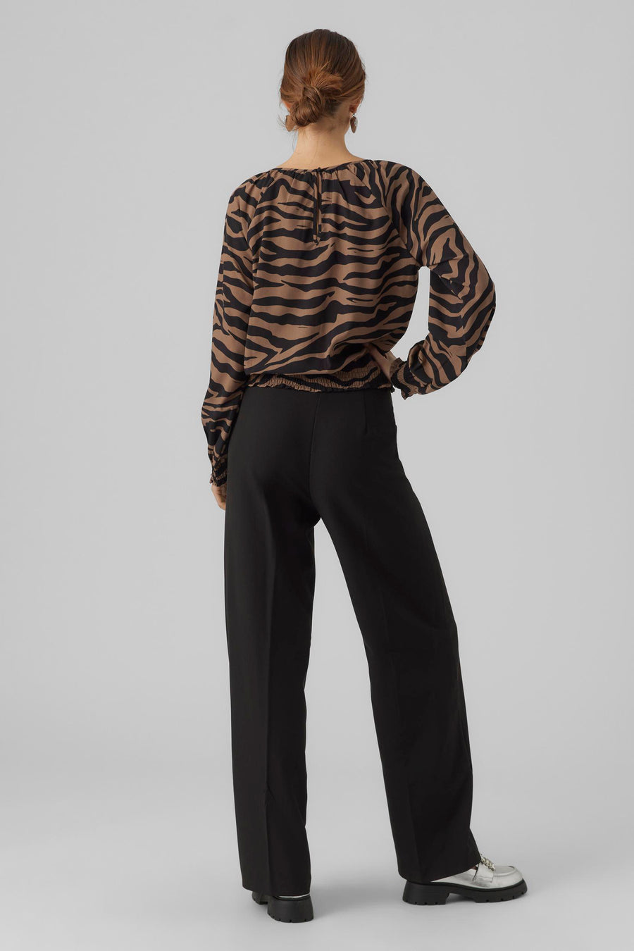 Blouse (lange mouwen) Bruin - VERO MODA®