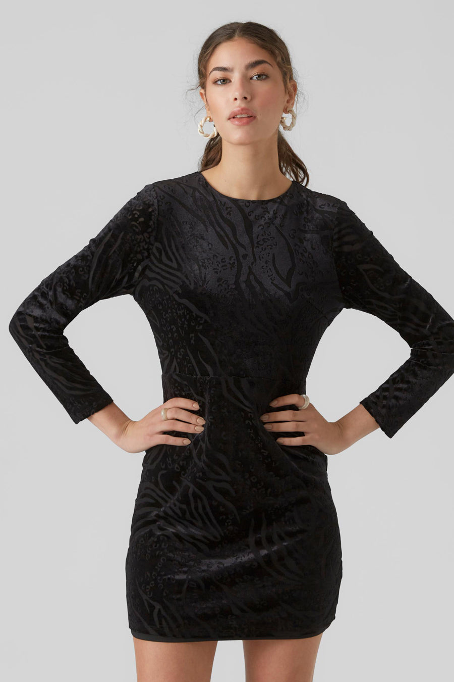 Kleedjes (lange mouwen) Zwart - VERO MODA®