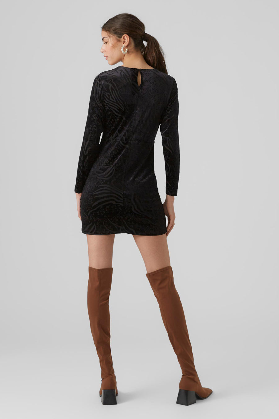 Kleedjes (lange mouwen) Zwart - VERO MODA®