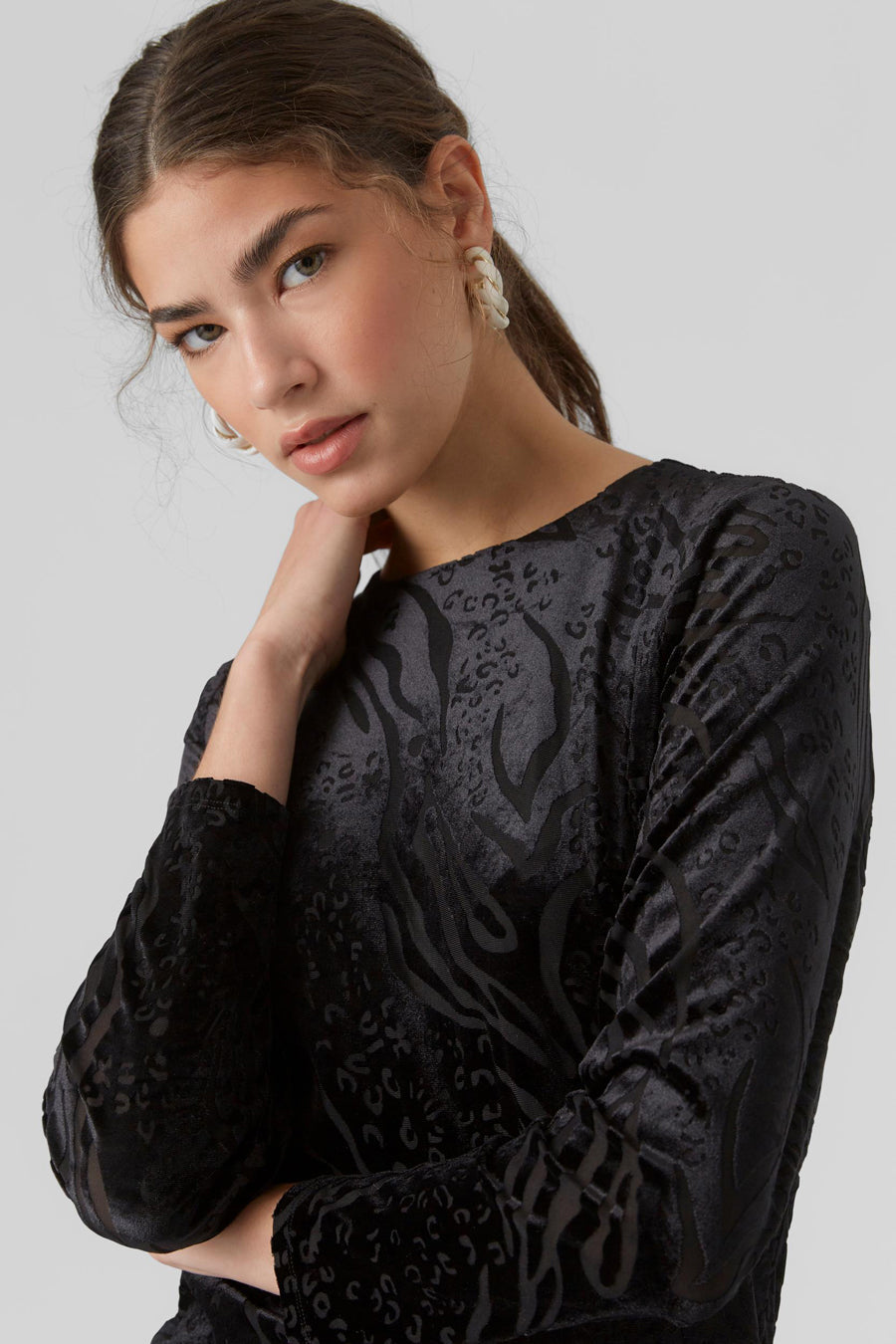 Kleedjes (lange mouwen) Zwart - VERO MODA®