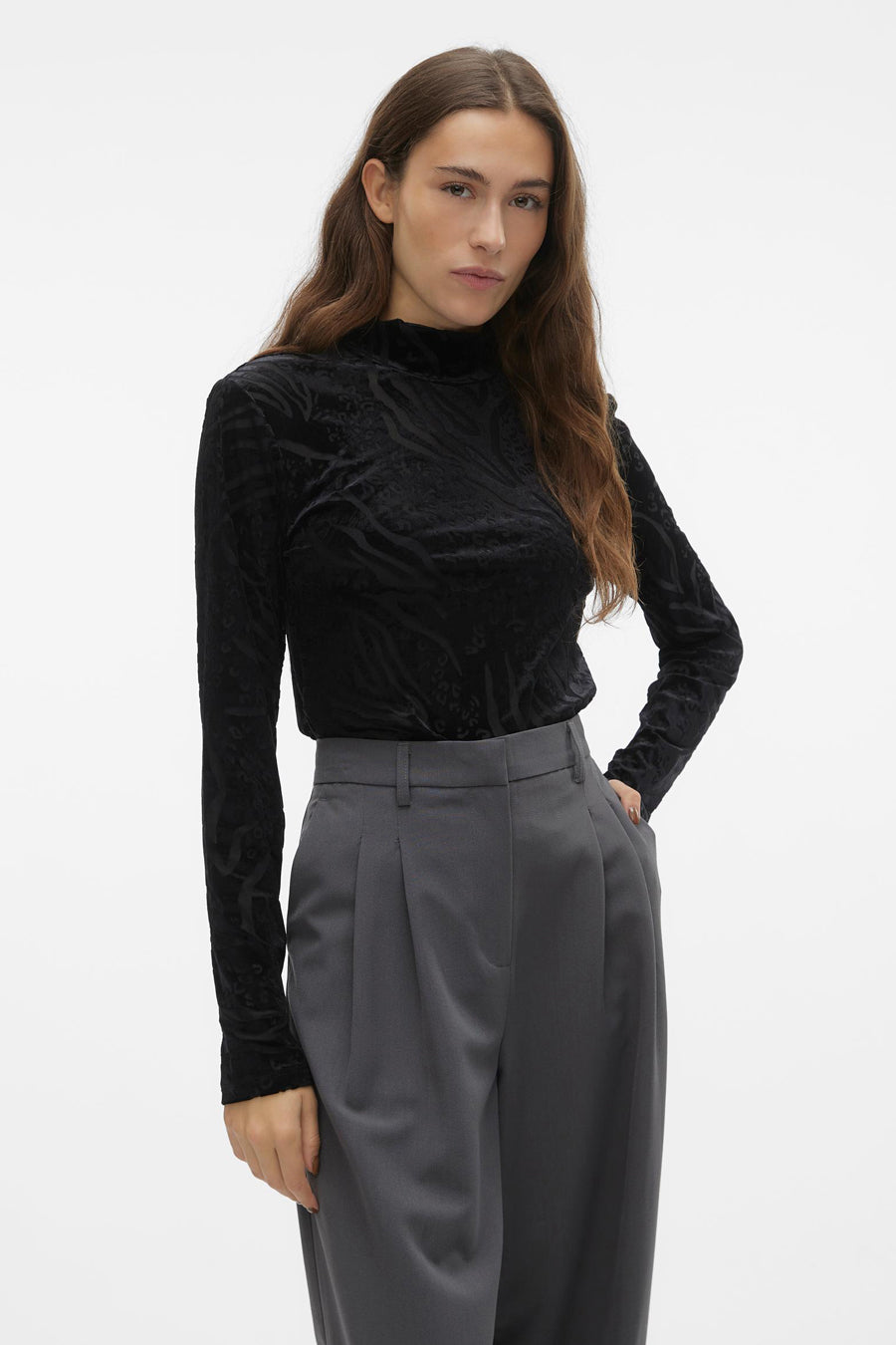 Trui met rolkraag Zwart - VERO MODA®