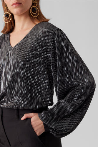 Blouse (lange mouwen) Zwart - VERO MODA®