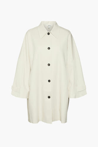 Lange jas Ecru - VERO MODA®