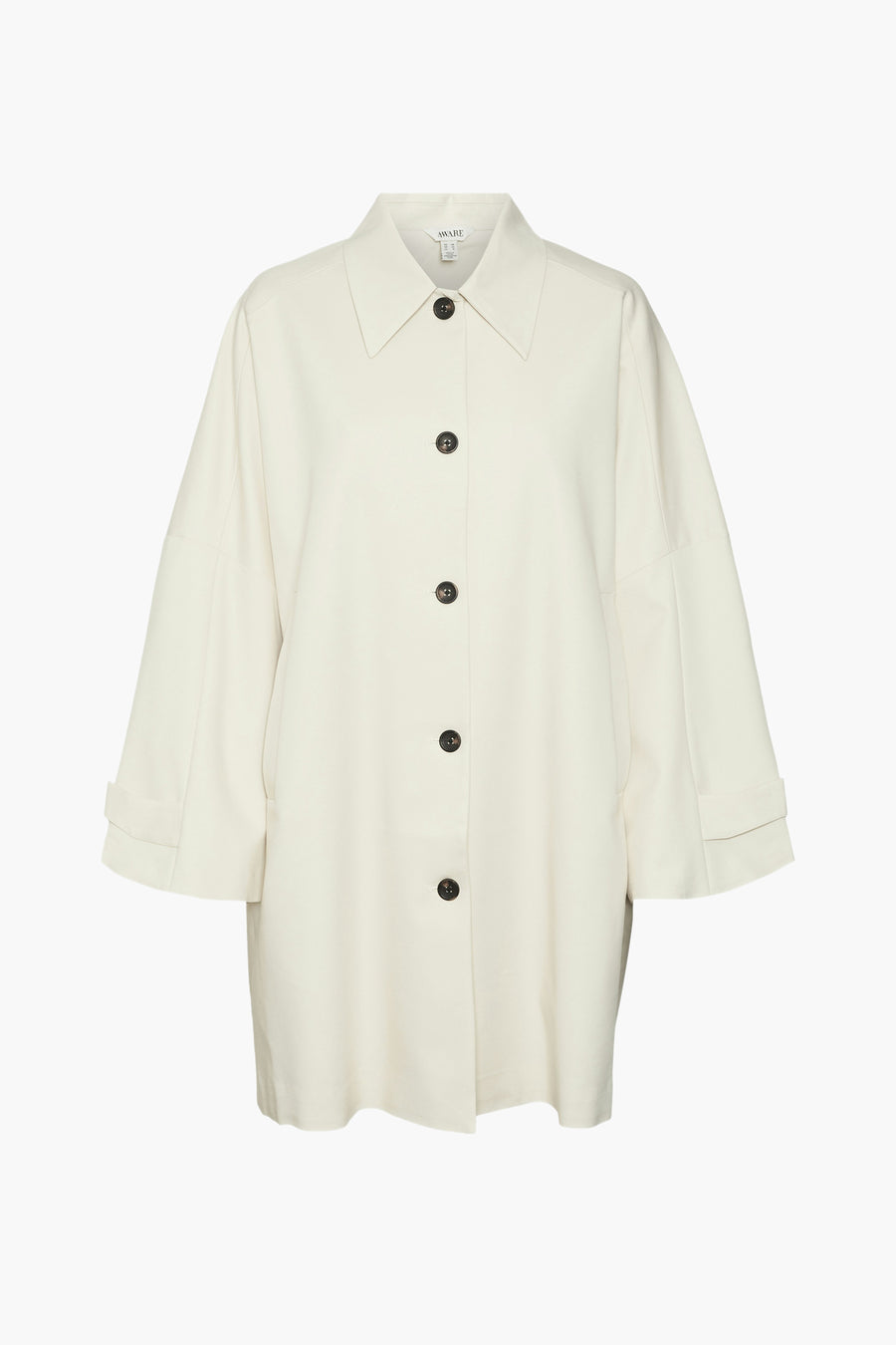 Lange jas Ecru - VERO MODA®