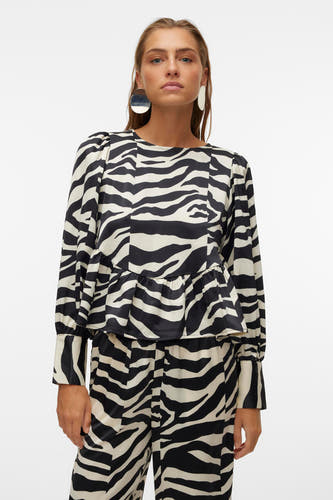 Blouse (lange mouwen) Zwart - VERO MODA®