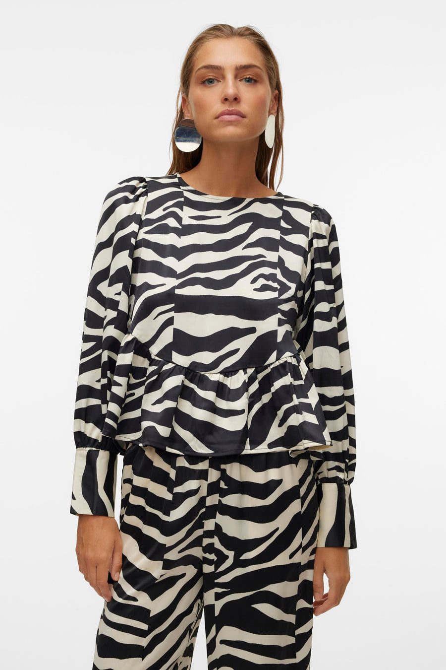 Blouse (lange mouwen) Zwart - VERO MODA®