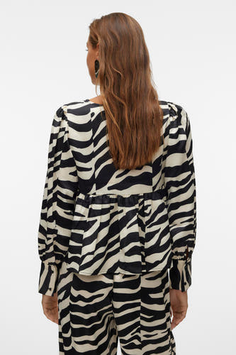 Blouse (lange mouwen) Zwart - VERO MODA®