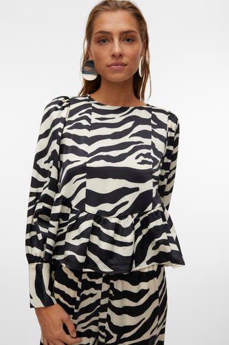 Blouse (lange mouwen) Zwart - VERO MODA®