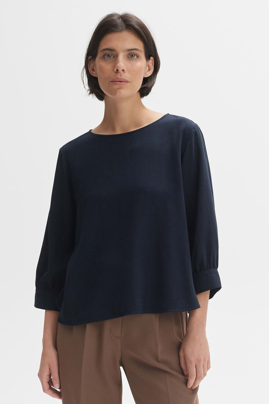 Blouse 3/4 Blauw - OPUS