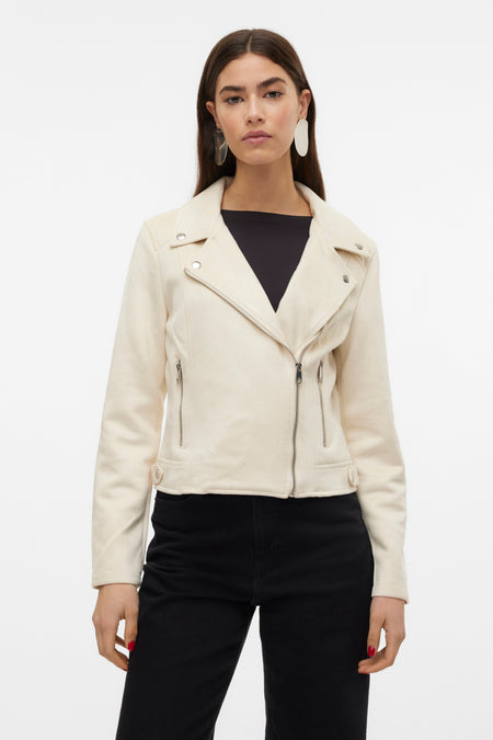 Lederen jas Beige - VERO MODA®