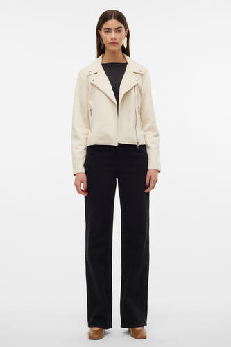 Lederen jas Beige - VERO MODA®