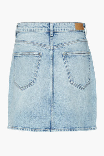 Korte rok - light blue denim
