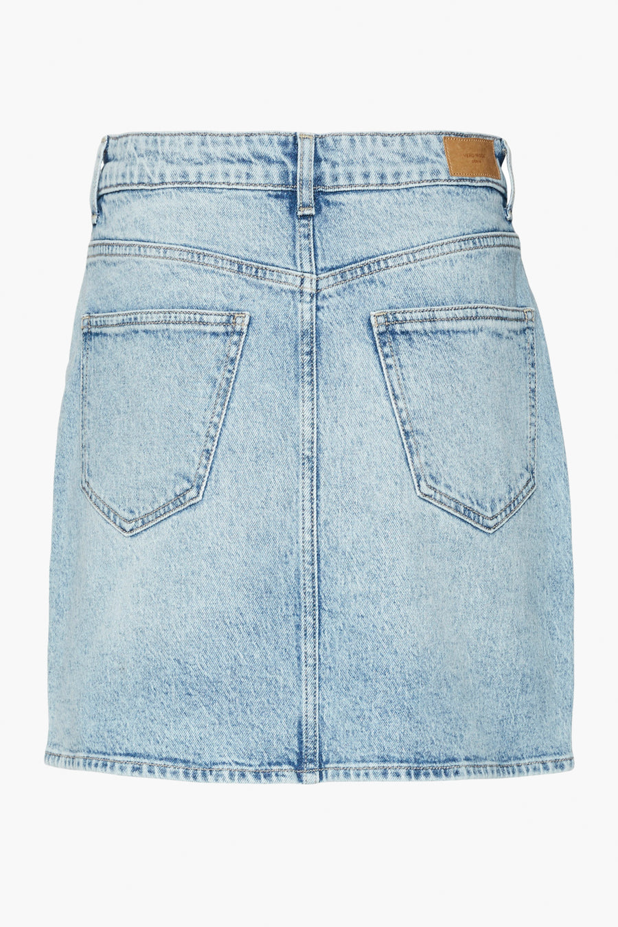 Korte rok - light blue denim