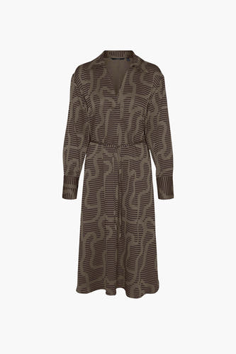 Kleedjes (lange mouwen) Bruin - VERO MODA®