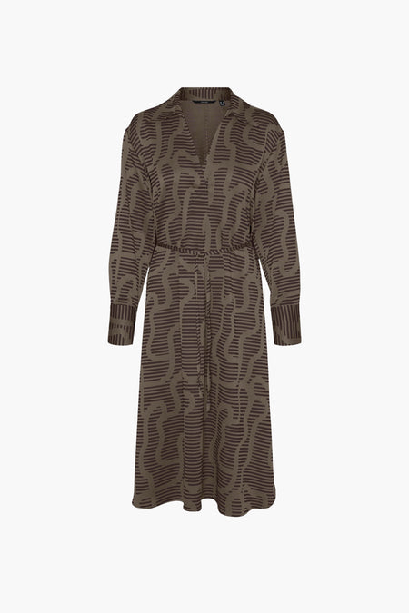Kleedjes (lange mouwen) Bruin - VERO MODA®