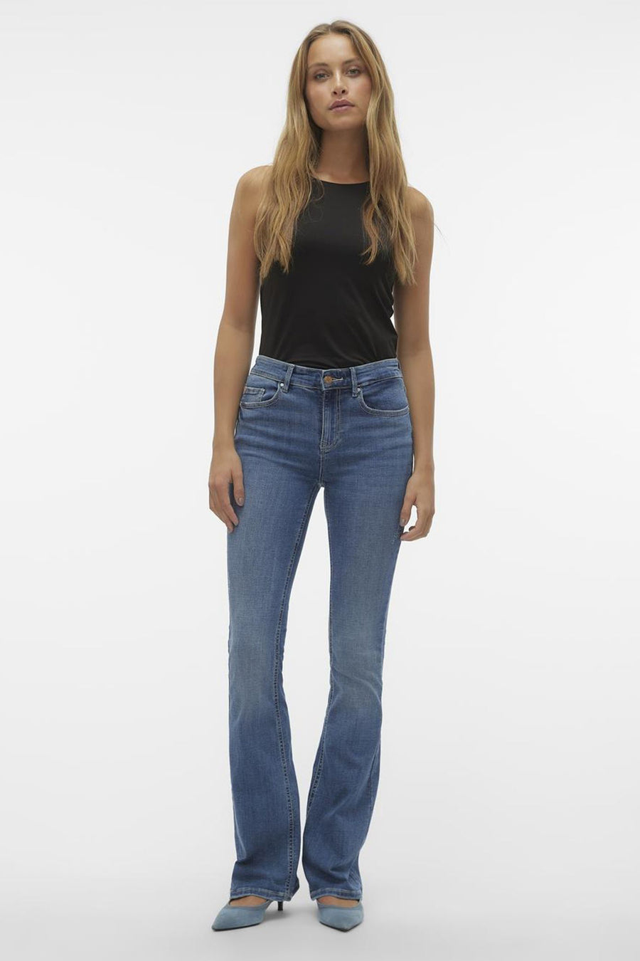 Jeans flared Mid blue denim - VERO MODA®