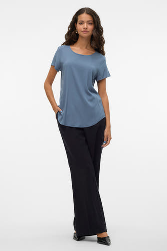 Blouse (korte mouwen) Blauw - VERO MODA®