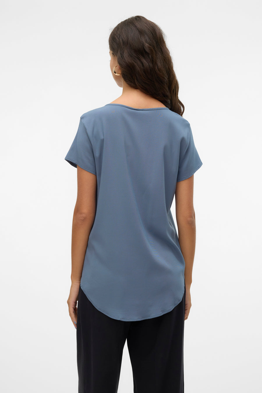Blouse (korte mouwen) Blauw - VERO MODA®