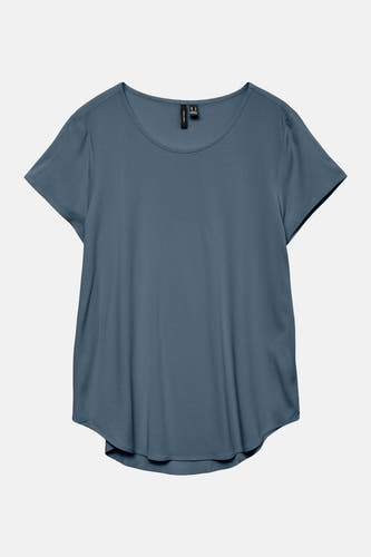 Blouse (korte mouwen) Blauw - VERO MODA®